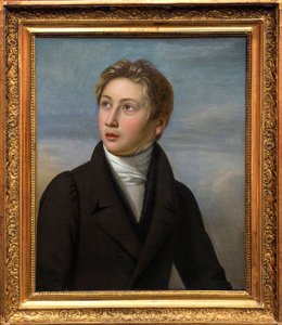 Das Porträt von Liszt als Kind - Porträt von Franz Liszt (1811-1886) von Jean Vignaud (1775-1826) im Jahr 1826 - Museum der Schönen Künste von Nimes von Jean (after) Vignaud