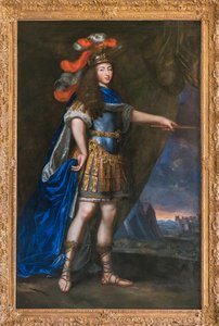 Porträt von Ludwig XIV. mit einer Antike - Gemälde zugeschrieben Jean Nocret (1615-1672) - Musée du Domaine départemental de Sceaux