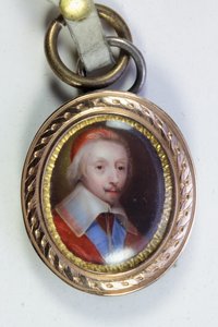 Armand-Jean Du Plessis, Kardinal, Herzog von Richelieu von Jean (school of) Petitot