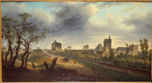 Ansicht des Schlosses von Vincennes von Jean Adrien Guignet