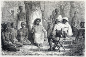 Cameron-Expedition Besuch in Kattendé - in Tour du Monde