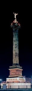 Ansicht der Julisäule auf dem Place de la Bastille in Paris von Jean Antoine Alavoine