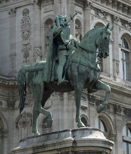 Reiterstatue des Prévôt der Kaufleute von Paris Etienne Marcel
