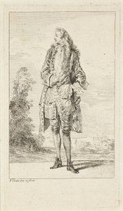 Modische Figuren von Jean Antoine Watteau