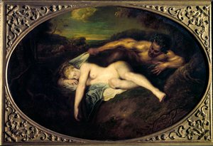 Nymphe und Satyr oder „Jupiter und Antiope“