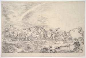 Rekruten, die sich dem Regiment anschließen, ca. 1715-16