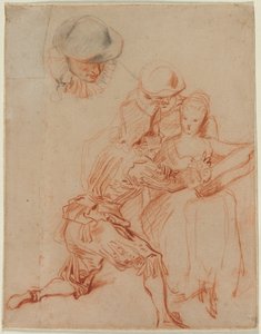 Studie für "Der Erzähler" (Le Conteur)