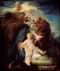 Die Heilige Familie ruht auf der Flucht nach Ägypten, 1719 von Jean Antoine Watteau