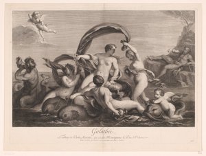 Galatea von Polyphemus beobachtet