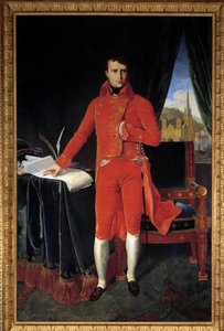Ganzkörperporträt von Napoleon Bonaparte (1769-1821) als Erster Konsul von Jean Auguste Dominique (after) Ingres