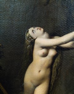 Figur Angelica (Detail) von Jean Auguste Dominique Ingres