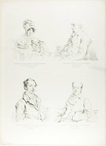 Vier Familienporträts von Jean Auguste Dominique Ingres