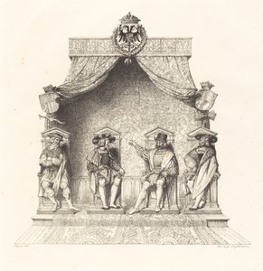 Vier Magistrate von Besançon
