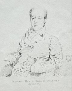 Frederic 5. Earl of Guilford, 1815 von Jean Auguste Dominique Ingres