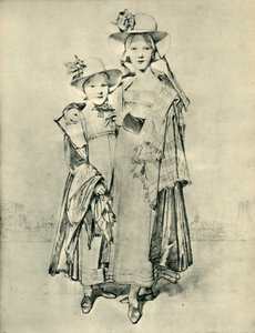 Harriet und Caroline Montagu, Rom, 1815, 1943 von Jean Auguste Dominique Ingres