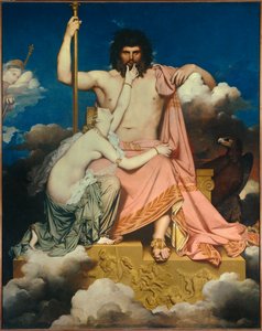 Jupiter und Thetis. Gemälde von Jean Auguste Dominique Ingres