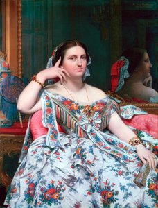 Madame Moitessier, 1856 von Jean Auguste Dominique Ingres