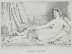 Odaliske von Jean Auguste Dominique Ingres