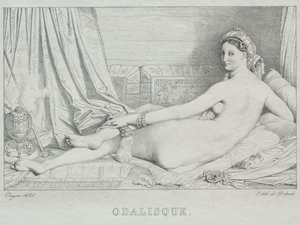 Odaliske, 1825 von Jean Auguste Dominique Ingres