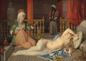 Odaliske mit einem Sklaven, 1839-40