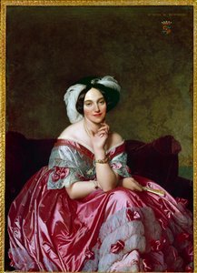 Porträt der Baronin Betty de Rothschild. von Jean Auguste Dominique Ingres