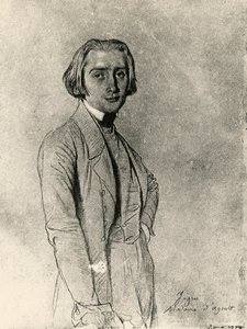 Porträt von Franz Liszt (Zeichnung)