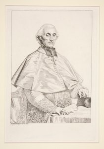 Porträt von Gabriel Courtois de Pressigny von Jean Auguste Dominique Ingres