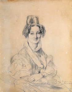 Porträt von Madame Hittorff von Jean Auguste Dominique Ingres