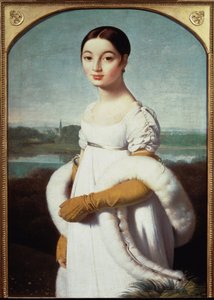 Porträt von Mademoiselle Caroline Riviere