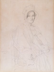 Porträt von Marie Marcoz, später Vicomtesse de Senonnes, 1813 von Jean Auguste Dominique Ingres