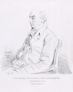 Porträt von Sylvester (Douglas), Lord Glenbervie von Jean Auguste Dominique Ingres