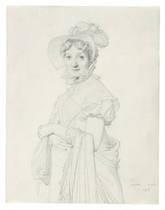Porträt einer jungen Frau von Jean Auguste Dominique Ingres