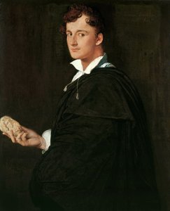Porträt des Bildhauers Lorenzo Bartolini 1777-1850, 1806 von Jean Auguste Dominique Ingres