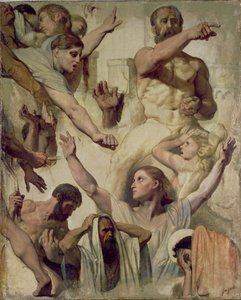 Studien für das Martyrium des hl. Symphorien (Heiliger, Mutter und Prokonsul), 1833
