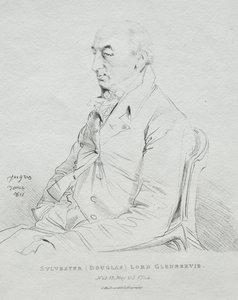 Sylvester Lord Glenbervie, 1815 von Jean Auguste Dominique Ingres