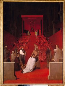 Der Herzog von Alba lässt die Kirche St. Gudule von Brüssel Ferdinand Alvare von Toledo von Jean Auguste Dominique Ingres
