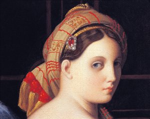 Das Gesicht der Odaliske, (Detail)