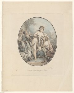 Leda und der Schwan von Jean Augustin Léveillé