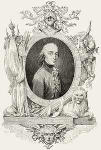 Karl XIV. (1763-1844): König von Schweden und Norwegen und Prinz von Ponte Corvo, graviert von Pannemaker von Jean Baptiste (after) Lienard