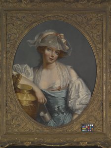 Ein junges Mädchen von Jean Baptiste (school of) Greuze