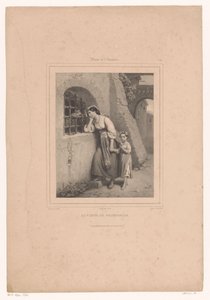 Frau und Kind besuchen einen Gefangenen (La visite au prisonnier) (Museum für den Kunstliebhaber) (Musée de l