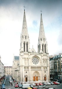 Ansicht der Fassade, erbaut 1854-59 von Jean Baptiste Antoine Lassus