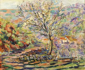 Haus auf dem Land von Jean Baptiste Armand Guillaumin