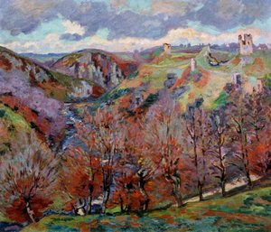 Landschaft mit Ruinen