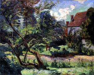 Obstgarten am Waldrand, Miregaudon von Jean Baptiste Armand Guillaumin