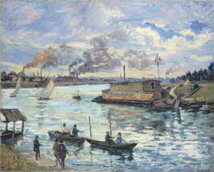 Flusslandschaft, 1890