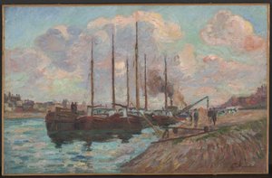 Der Kai von Austerlitz von Jean Baptiste Armand Guillaumin