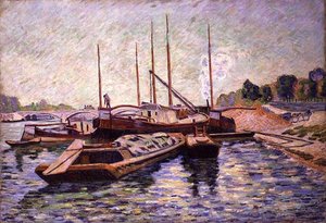Die Seine bei Charenton-le-Pont, ca. 1885