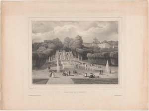 Brunnen beim Château de Saint-Cloud