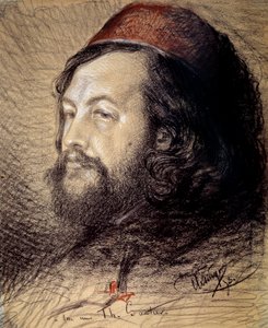 Porträt von Théophile Gautier (1811-1872) von Jean Baptiste Auguste Clesinger